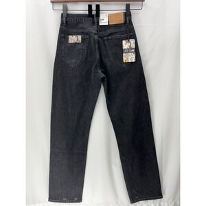 Lee x Jean-Michel Basquiat Mens 29 X 33 Black Denim 753 Comfort Straight Leg Art